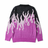 Pink Double Flame Sweater